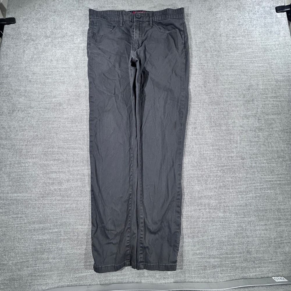 GUESS Casual Pants Mens 32x32 Gray Excellent Straight Leg 5-Pocket Trousers